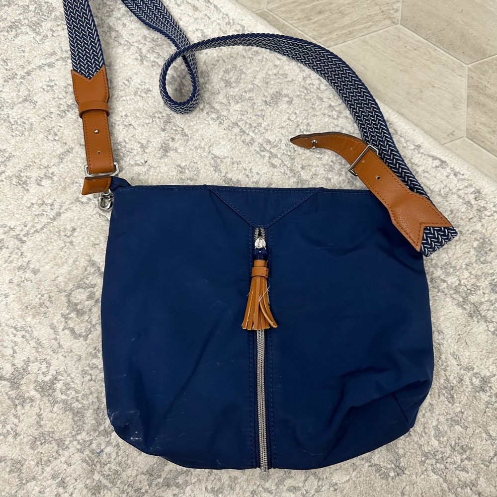 Navy blue crossbody